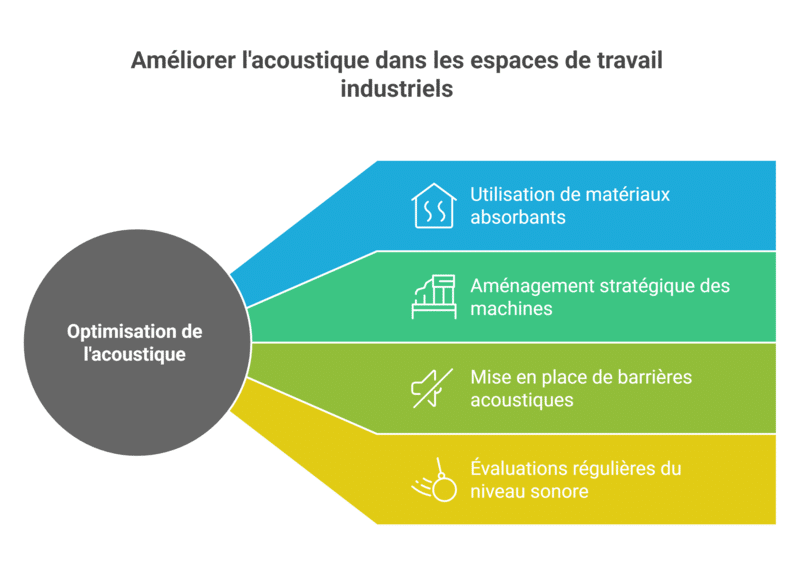 Optimiser l’acoustique en espace de travail industriel 